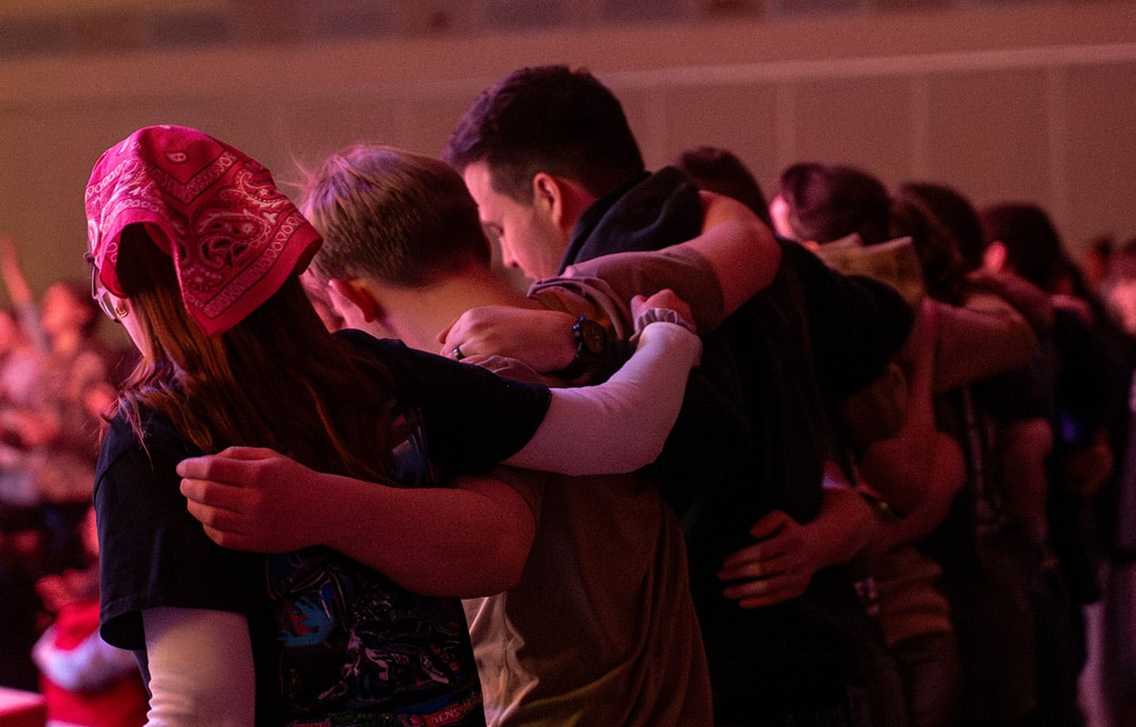 Group serving together