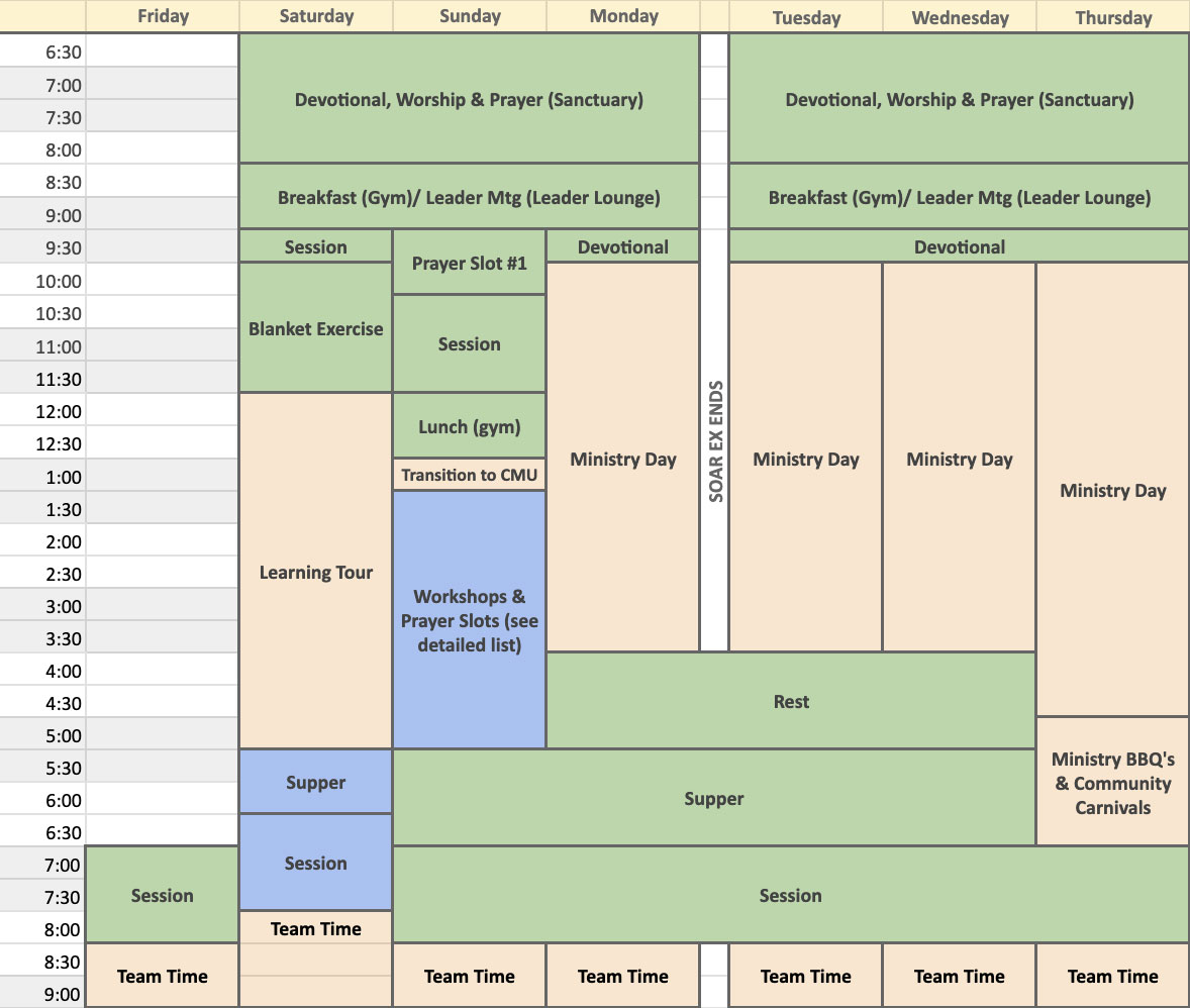 soar heartland schedule